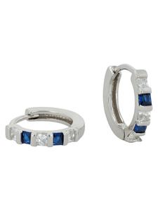 Adeliás Женские серьги - серьги-кольца из серебра 925 пробы