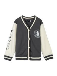 Куртка в бейсбольном стиле для студентов, детская, хлопок, серый цвет Megaman