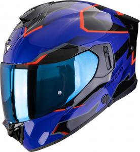 Шлем Scorpion exo-530 air clip full-face, Black/Red/Blue