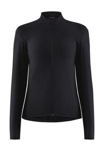 Женская рубашка Core Bike Essence с длинным рукавом и воротником-стойкой на молнии CRAFT, черный