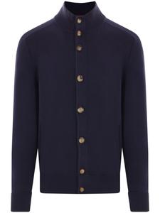 Кардиган Brunello Cucinelli на пуговицах, синий