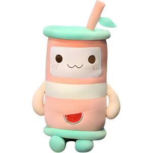 Плюшевая кукла Juice, Milk Tea Cup, высота 65см/80см/100см/110см MENGDINUO, розовый