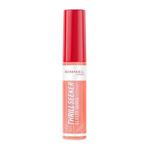 Блеск для губ с аппликатором xxl 250 персиковых оттенков, 10 мл Rimmel Thrill seeker glassy gloss, цвет 250 peachy vibes