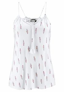 Топ LASCANA Strand, кремовый