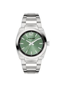 s.Oliver Современные и вневременные наручные часы в серебристом цвете