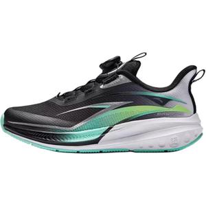 Antakids Детские кроссовки для бега низкие с технологией Anti Kick Cushioning черные зеленые