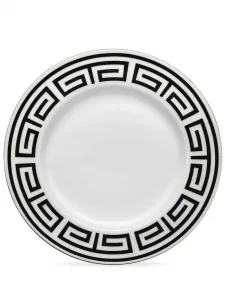 Фарфоровая тарелка с узором Labirinto Ginori 1735, белый