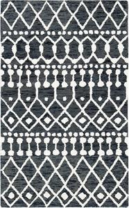 SAFAVIEH Blossom Collection ковер 61 x 92 см ручной работы Black/Ivory BLM115Z из премиальной марокканской шерсти для гостиной, прихожей, спальни, фойе