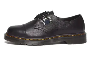 Dr.Martens Туфли-оксфорды Dr. Martens 1461 с пластиной на носке, цвет «черная тисненая наппа», Lunar Leather