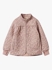 Детская куртка Thilde с цветочным принтом, стёганая и водоотталкивающая WHEAT, Powder/Multi