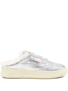 Кожаные кроссовки Medalist с металлизированным покрытием AUTRY, серебряный