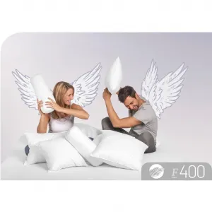 Сонный стиль: хлопковая подушка F400 Наполнение: 100% полиэстер 1 шт. Изготовлено в Германии, гипоаллергенно Schlafstil, белый