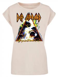 Футболка F4NT4STIC Extended Shoulder T-Shirt Def Leppard Hysteria, цвет Whitesand