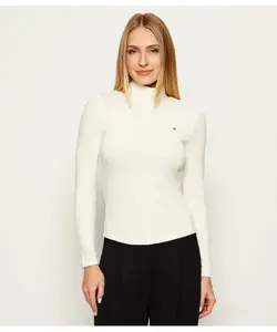 Водолазка Slim fit Tommy Hilfiger, бежевый