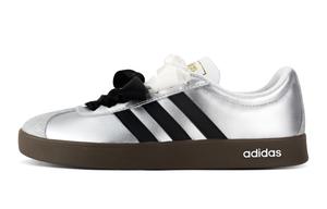 Кроссовки для скейтбординга VL COURT 2.0 Low Top, унисекс, серебристые Adidas, Silver