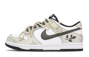 Кроссовки Nike Dunk Skateboard Shoes Women's Low-Top Beige