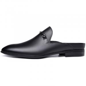 PAIBLOKS Тихие, износостойкие, нескользящие, закрытые сандалии унисекс, черные