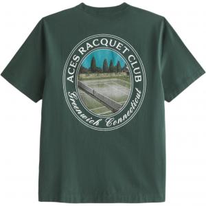 Футболка мужская Abercrombie＆Fitch, зеленый