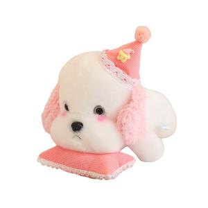 Милые плюшевые куклы щенки в комбинезоне, 25 см Fox fairy