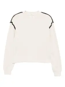 Толстовка из махрового одеяла rag & bone, нейтральный