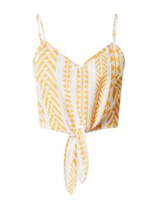 Топ ABOUT YOU Jale, цвет Yellow/White