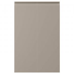 Комплект углового нижнего шкафа с 2 дверцами IKEA, 25x80 см, цвет right-hand/matt dark beige
