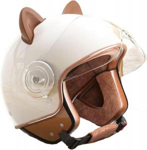 Шлем детский Koliyn 3/4 винтажный, белый