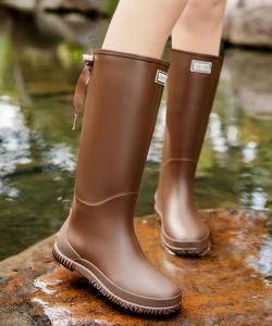 Резиновые сапоги aimoha select/mid high с лентой Aimoha - Select -, цвет Brown