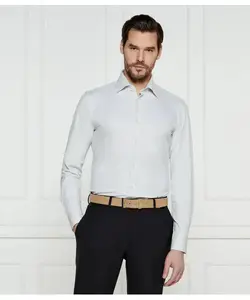 Рубашка p-hank-kent-c1-222 Slim fit Boss, белый