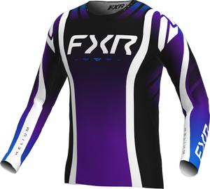 Мотокроссовая майка FXR helium infinity, Black/White/Purple