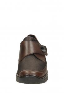 Женские ботинки Rieker короткие кожаные, темно-коричневый