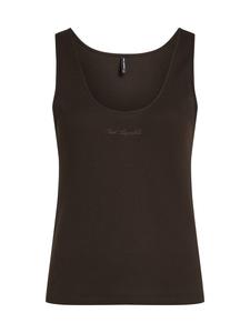 Karl Lagerfeld Топ в темно-коричневом цвете