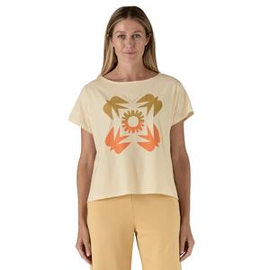 Женская футболка Sunfirst с приспущенными рукавами из органического хлопка Patagonia, Undyed Natural