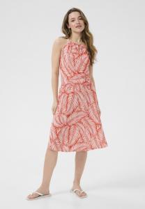 Платье Kaffe KADAHLIA, Red Chalk Palm Leafs/Red