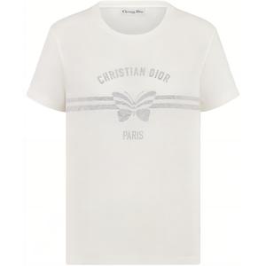 DIOR Обычная футболка женская белая