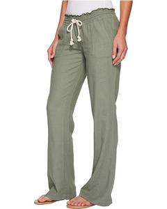 Брюки Roxy Ocean Side Pant, оливковый