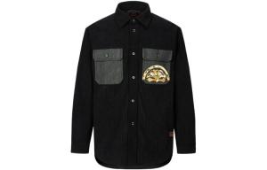 Рубашка мужская черная Evisu, черный