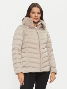 Пуховик стандартного кроя Geox, бежевый