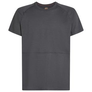 Футболка из мериносовой шерсти 200 с вафельным узором и фактурой s/s - рубашка из мериноса Icebreaker, Obsidian