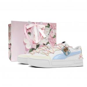 Скай хани орандж лулу, амортизация для шоппинг-сумки, износостойкие лоу-топ скейтборд обувь женские лайт еллоу PUMA, желтый