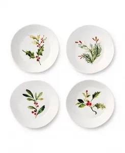 Обеденные миски Holly Vines, набор из 4 шт. Certified International, multi