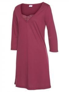 Ночная рубашка LASCANA, бордо