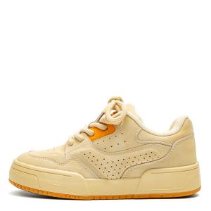 Скользоустойчивые, износостойкие, дышащие низкие женские скейтерские туфли Far waves, желтый