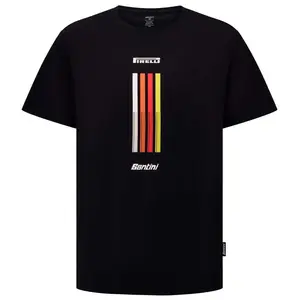 Футболка Santini Pirelli Tape, черный