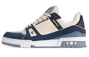 LOUIS VUITTON Кроссовки Lv «Бело-синие»