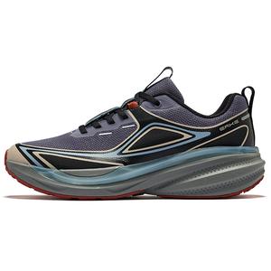 Кроссовки для бега Aspect Cushioning Rebound Low-top, мужские, серые, черные Erke, Program Gray/Black