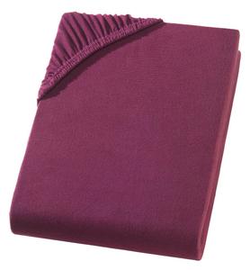 Простыня Carpe Sonno бордо, 140/200 см