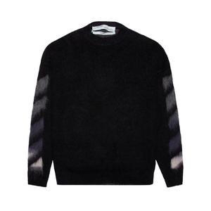 Свитер Off-White Diag Brushed Mohair Crewenck, Black