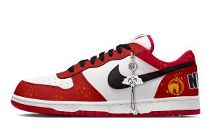 Nike Big Year Of The Horse Limited Edition устойчивые к истиранию дышащие низкие кроссовки для скейтбординга мужские красные белые