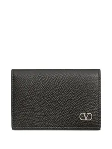 Кошелек из зернистой кожи VALENTINO GARAVANI, черный